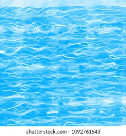 Abstract water background drawing. Vector design concept