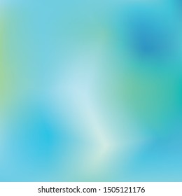 Abstract water background. Teal, blue, mint, aqua, turquoise, water background for your graphic design, banner, poster. Space for text. Vector illustration. EPS10