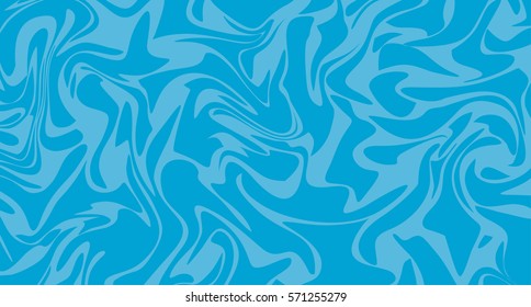 Abstract water background turquoise-blue color, and texture the water surface with waves and reflections, aquatic environment wallpaper, swimming pool. Vector illustration. 