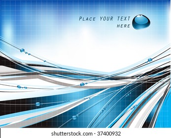 Abstract water background. Vector