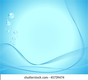 Abstract water background; vector