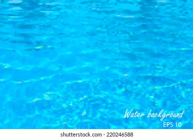 Abstract Water Background Vector Illustration