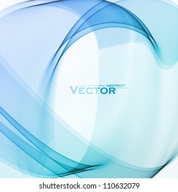 Abstract water background, vector wave illustration eps10