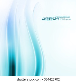 Abstract water background, vector wave illustration eps10