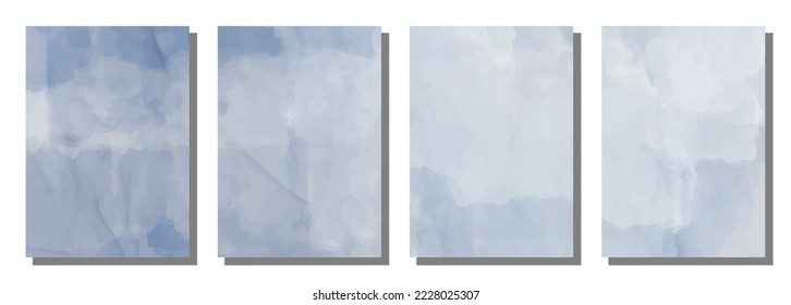 Abstract water color brush background. Set background. Vector design illustration.