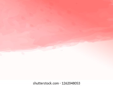 abstract water color brush vector background color pink salmon