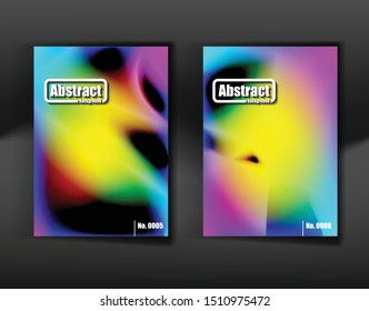Abstract Water color cover annual report or Brochure design template and book. Vector illustration