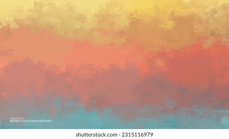 Abstract water color effect background