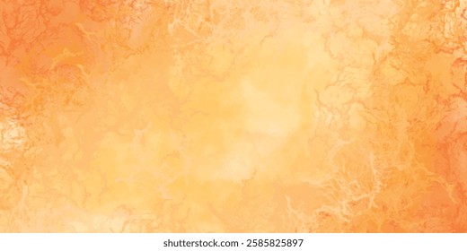 Abstract water color orange gradient vector background illustration
