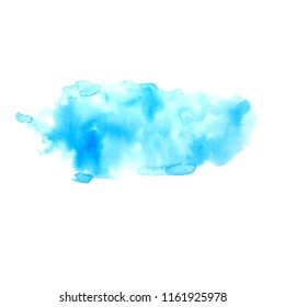 Abstract water colorful painting. Pastel color vector illustration concept.