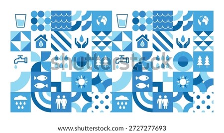 Abstract Water Day Ocean Background