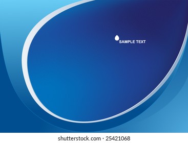 Abstract water drop background.