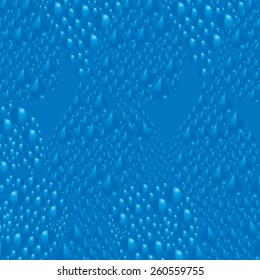 Abstract water drop background illustration