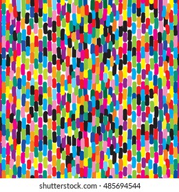 Abstract water drop pattern. Falling spot background. Abstract drop pattern. Seamless multicolor blot pattern
