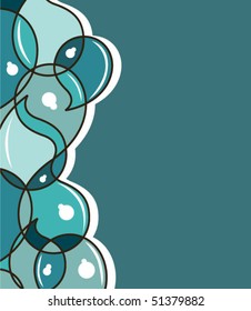 Abstract water drops