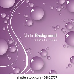 Abstract Water Drops Background