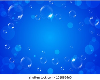 Abstrato gotas de água fundo e espaço para o seu texto. pode ser usado como folheto, banner ou cartaz para salvar o conceito de água e outros propósitos. EPS 10.