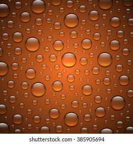 Abstract water drops on glass, Bright color design, Vector background.