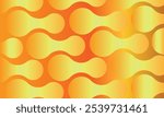 Abstract Water Drops Seamless Pattern Trend Vector Gold Harmony Background. Halftone Art Illustration for Textile Print. Repetitive Graphic Dynamic Movement Abstraction for Wallpaper. Dot Work Texture