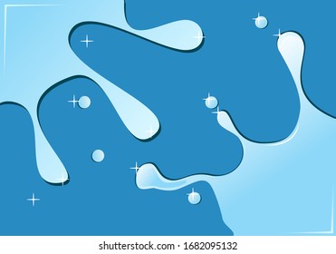 Abstract Water Element Background Graphic Design
