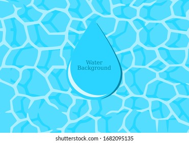 Abstract Water Element Background Graphic Design