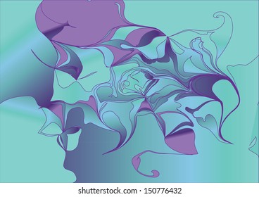 abstract water and ice flow background vector pattern 