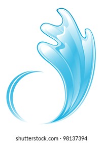 Abstract water icon