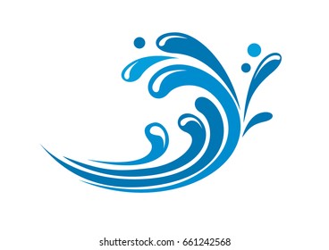 Abstract water icon, Stock Illustration