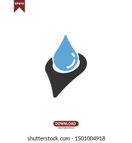  Abstract water molecule logo vector template