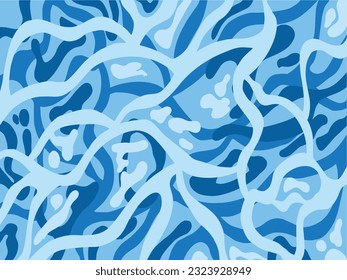 Abstract water pattern background Variant 2 ,good for graphic design resouces, prints, background covers, and more.