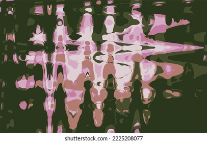 Abstract water reflection on pink and green background. A completely new design for your business.