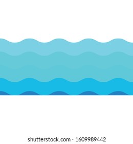 Abstract water sign vector illustration