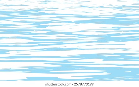 Abstract Water Surface Depiction with Soft Blue Waves Creating a Gentle and Calming Visual Rhythm of Light and Flow Perfect for Peaceful and Minimalist Backgrounds