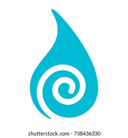 Abstract Water Symbol