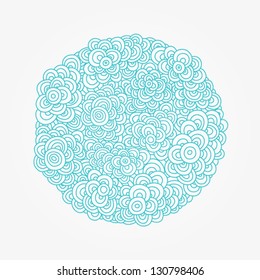 Abstract water texture background. Wave background. Vector illustration