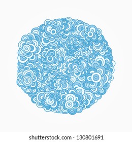 Abstract water texture background. Wave background. Vector illustration