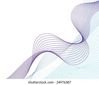 Abstract water vector background with bubbles of air