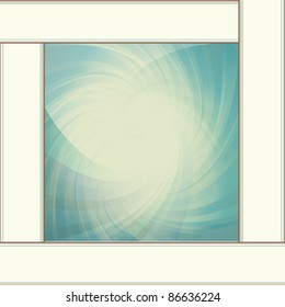 Abstract water vintage vector background