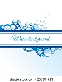 Abstract water wave