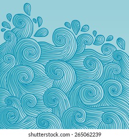 Abstract water wave background