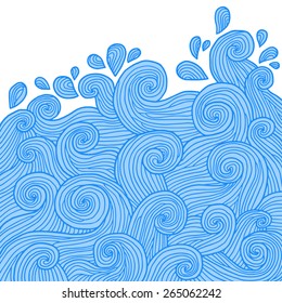 Abstract water wave background