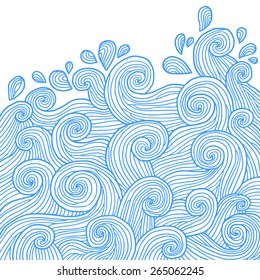Abstract water wave background