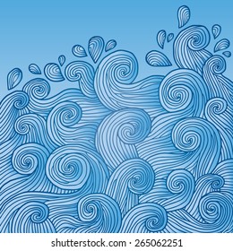 Abstract water wave background