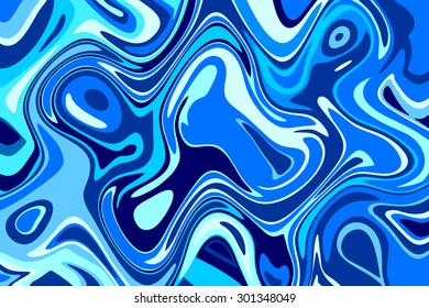 Abstract water wave background vector graphics for brochure or book cover, web design