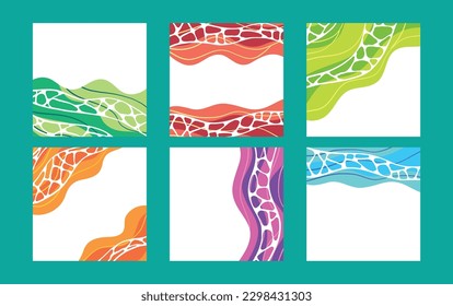 Abstract water wave illustration vector illustration design background