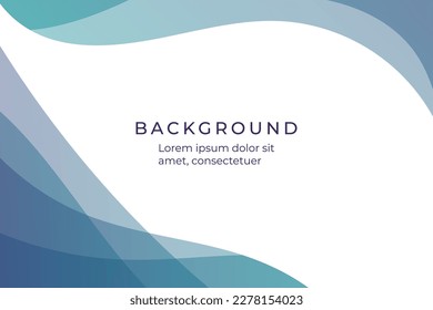 Abstract water wave vector background design
