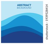 Abstract Water wave vector illustration design background