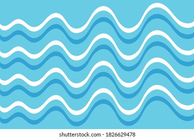 Resumen Fondo del diseño de la ilustración del vector de la onda de agua