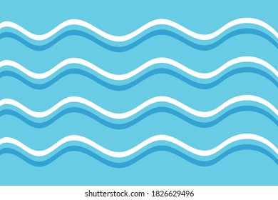 Resumen Fondo del diseño de la ilustración del vector de la onda de agua
