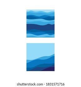Resumen Fondo del diseño de la ilustración del vector de la onda de agua